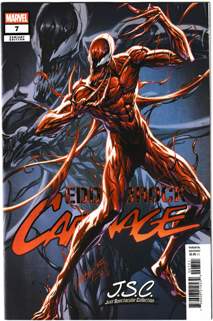 Eddie Brock: Carnage #7 J. Scott Campbell Just Spectacular Collection Variant (Marvel Comics, 2025)