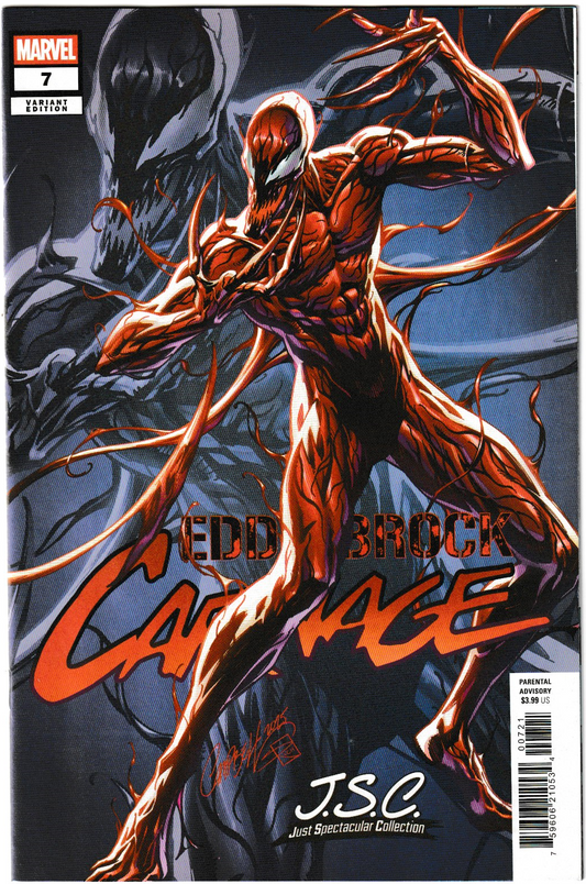 Eddie Brock: Carnage #7 J. Scott Campbell Just Spectacular Collection Variant (Marvel Comics, 2025) (NM/NM+)
