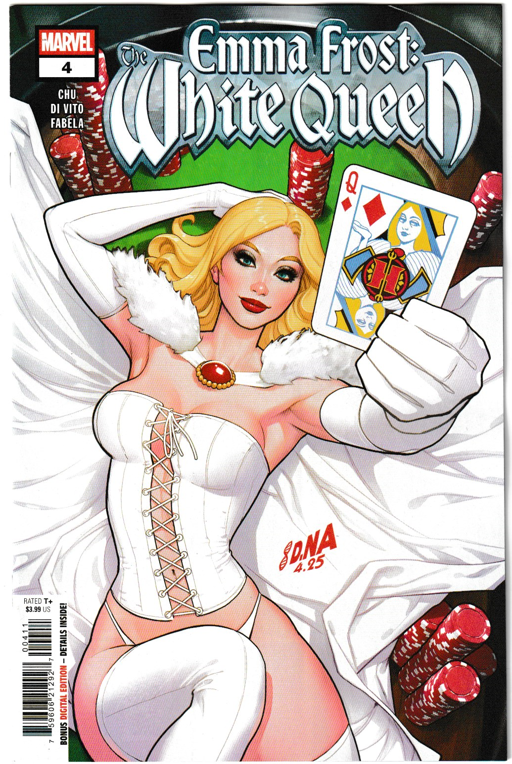 Emma Frost: The White Queen #4 (1st Print, David Nakayama Cover A, NM/NM+)