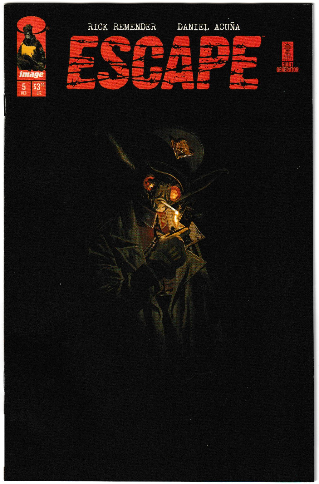 ESCAPE #5 (Image Comics) 1st Print Daniel Acuna Cover