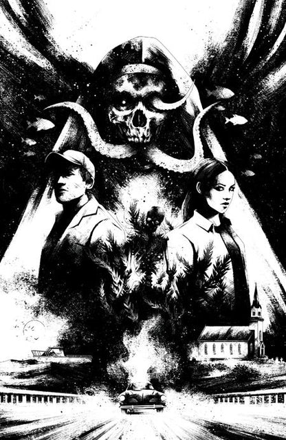 ESTUARY A GHOST STORY #1 (OF 4) CVR E INC 1:20 MAAN HOUSE B&W VAR (1st Print) [5 Book Bundle]