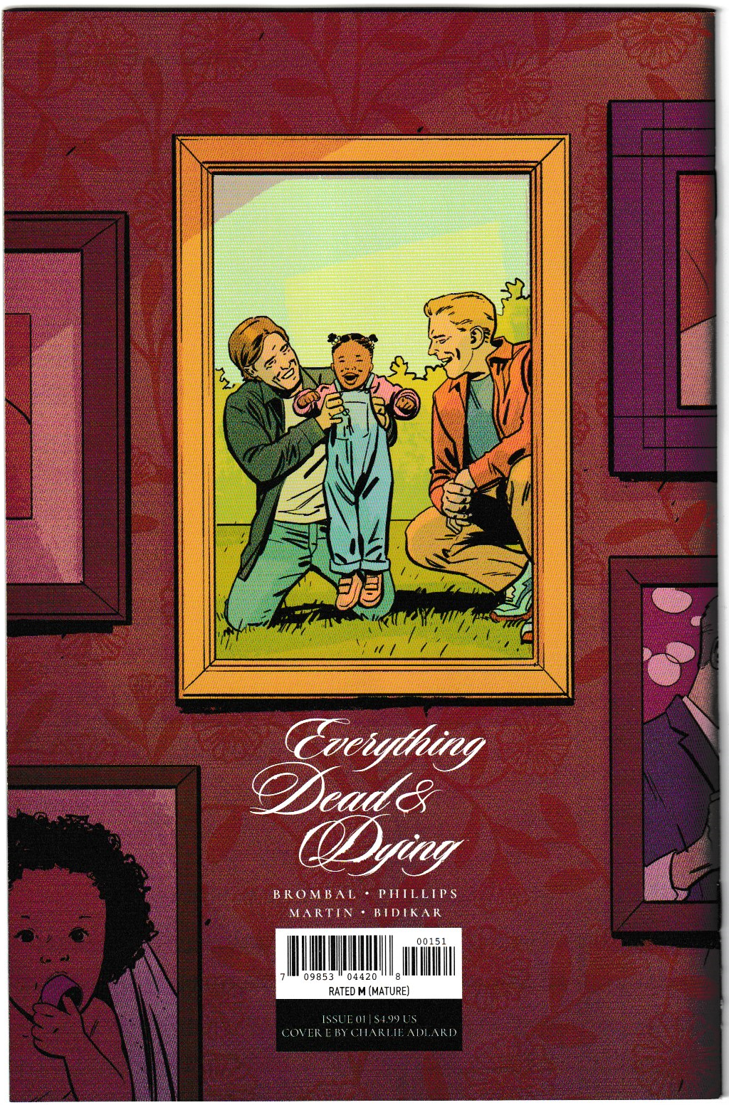 Everything Dead & Dying #1 (of 5) Cover E Charlie Adlard Stealth Variant (MR) (NM/NM+)