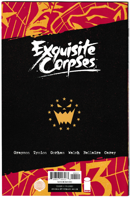 Exquisite Corpses #4 Cover A Michael Walsh (Image Comics, 2025) (NM/NM+)