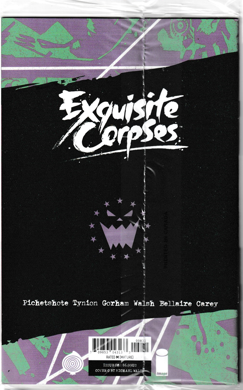EXQUISITE CORPSES #8 CVR C MICHAEL WALSH POLYBAGGED & COLLECTIBLE CARD VAR (MR)