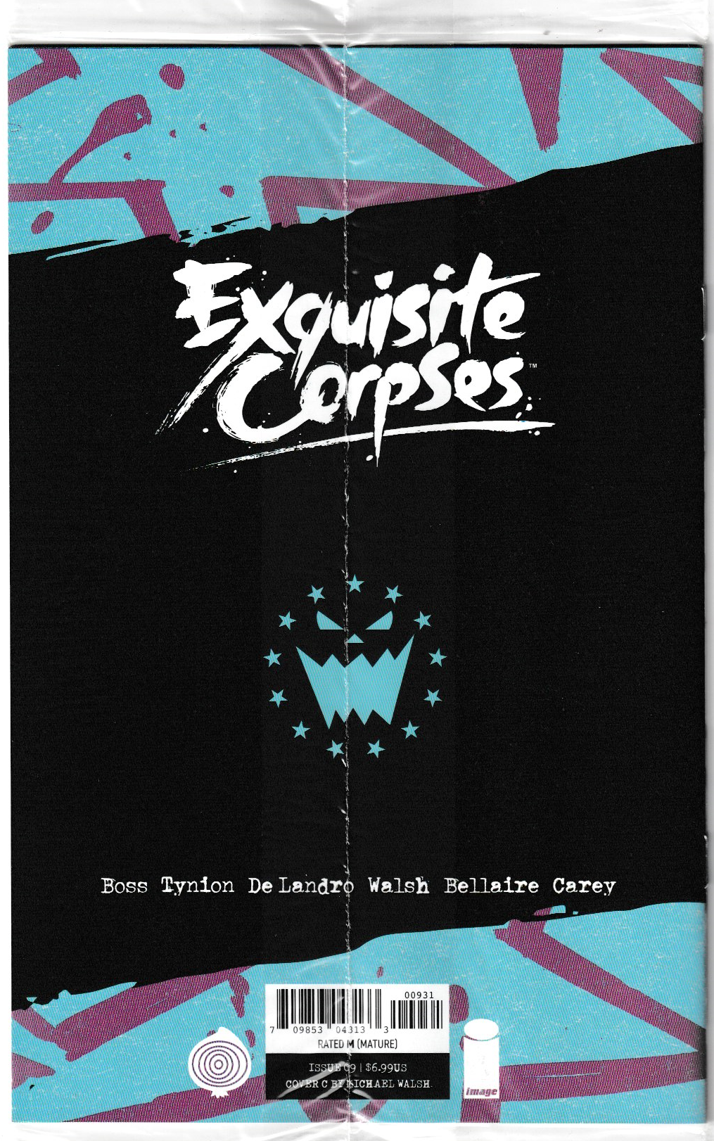 EXQUISITE CORPSES #9 CVR C MICHAEL WALSH POLYBAGGED & COLLECTIBLE CARD VAR (MR) 1st Print