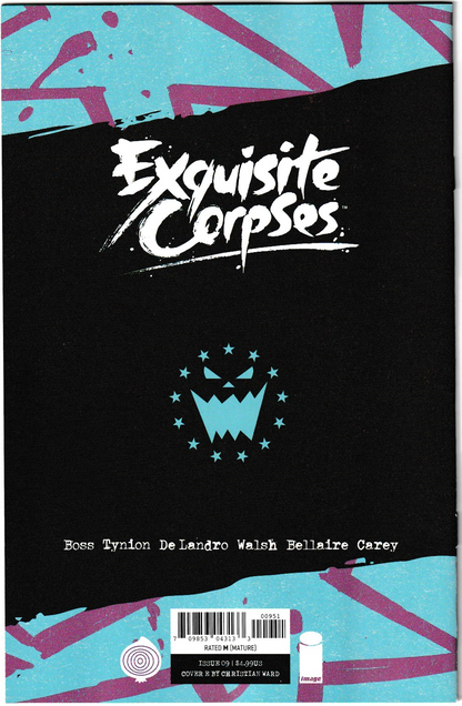 EXQUISITE CORPSES #9 CVR E INC 1:25 CHRISTIAN WARD VIRGIN VAR (MR) 1st Print