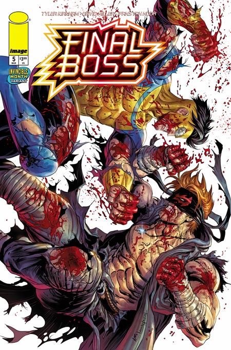 FINAL BOSS #5 CVR G Tyler Kirkham Invincible Team Up Variant (MR) [SIGNED BY TYLER KIRKHAM]