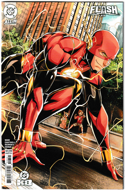 FLASH #28 CVR C SERG ACUÑA CARD STOCK VAR (DC K.O.)