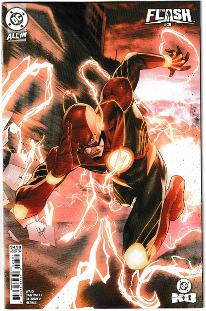 FLASH #28 CVR E LUCAS MEYER CARD STOCK VAR (DC K.O.)
