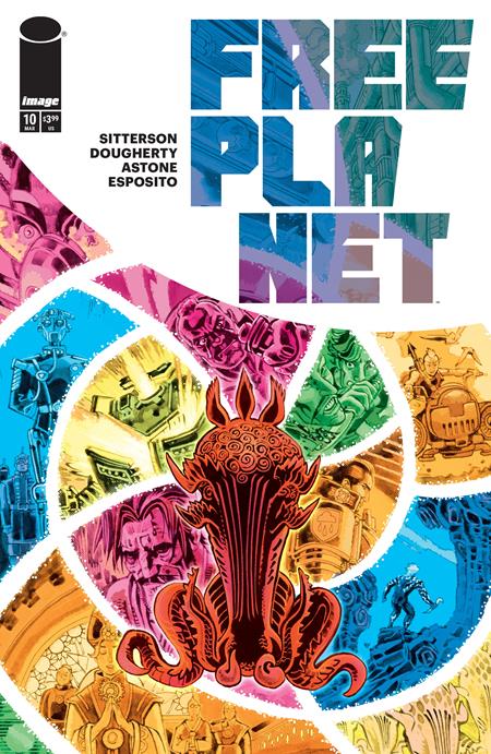 FREE PLANET #10 Bundle 3 Covers A-C (1st Print) [3 Book Bundle]