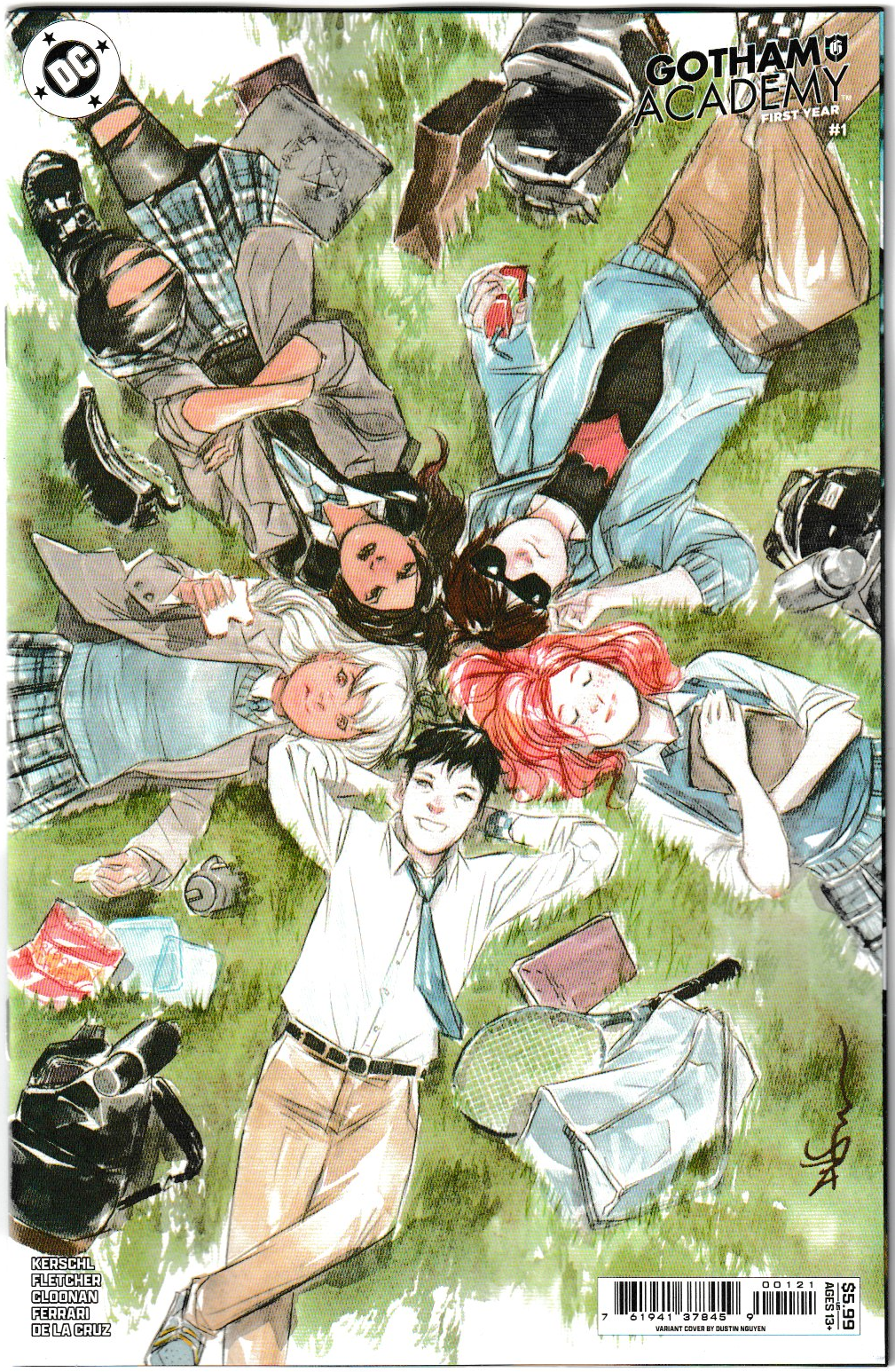 GOTHAM ACADEMY: FIRST YEAR #1 (OF 6) CVR B DUSTIN NGUYEN CARD STOCK VAR (DC Comics 2025)