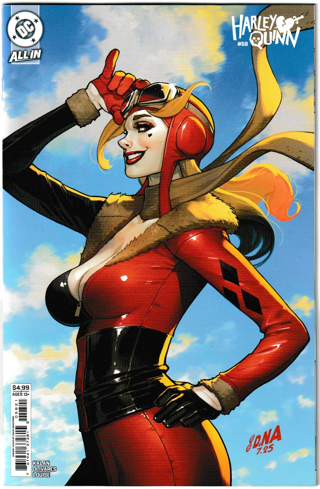HARLEY QUINN #58 CVR B DAVID NAKAYAMA CARD STOCK VAR