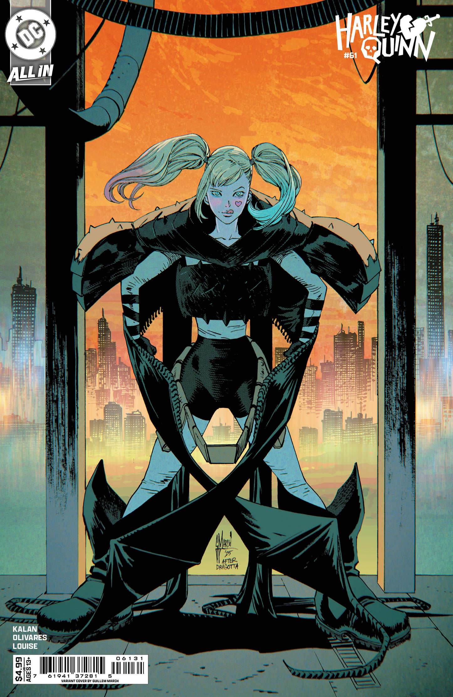 HARLEY QUINN #61 CVR C Guillem March Absolute Batman Homage (1st Print) [SIGNED BY SCOTT SNYDER]