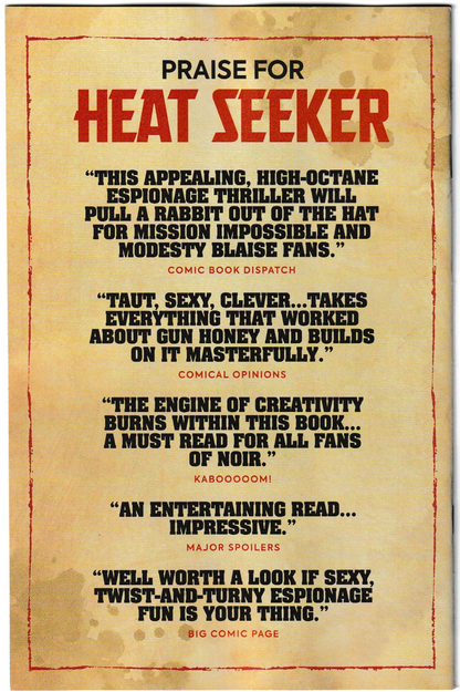 Heat Seeker: Exposed – A Gun Honey Series #3 (of 4) Cover A Kendrick Lim (Titan Comics, 2025)