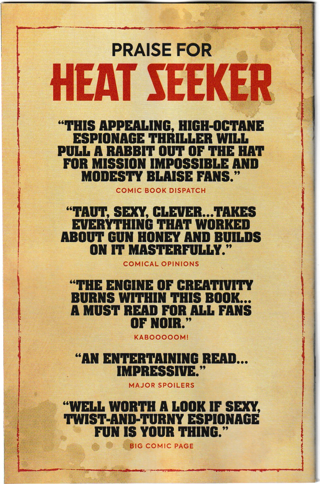 Heat Seeker: Exposed – A Gun Honey Series #3 (of 4) Cover E Cosplay Photo Variant (Titan Comics, 2025)