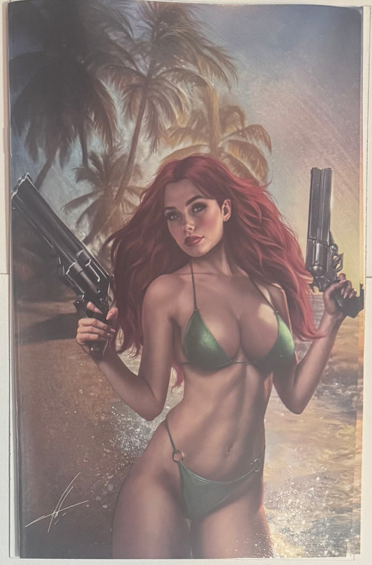 Heat Seeker: Exposed – A Gun Honey Series #4 (of 4) Cover F (Carla Cohen Foil Virgin) Titan Comics, 2025