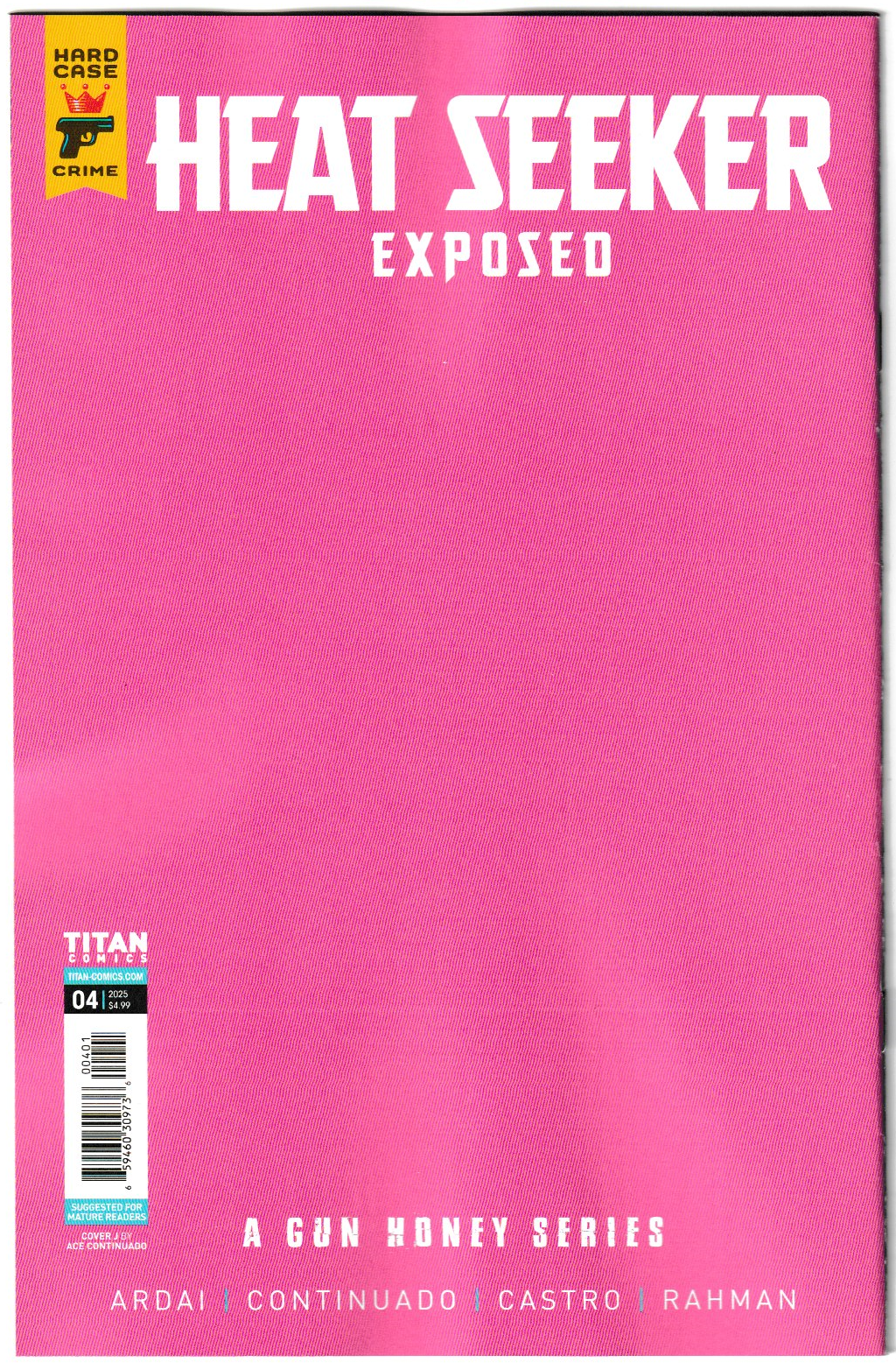 Heat Seeker: Exposed – A Gun Honey Series #4 (of 4) Cover J (Inc 1:5 Ace Continuado Copic) Titan Comics, 2025