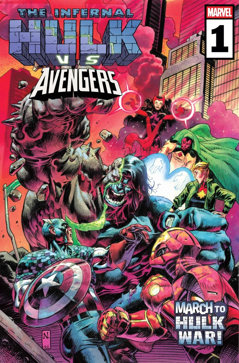 Infernal Hulk vs Avengers #1 (One Shot) & Variants (1st Print) Marvel Comics 2026