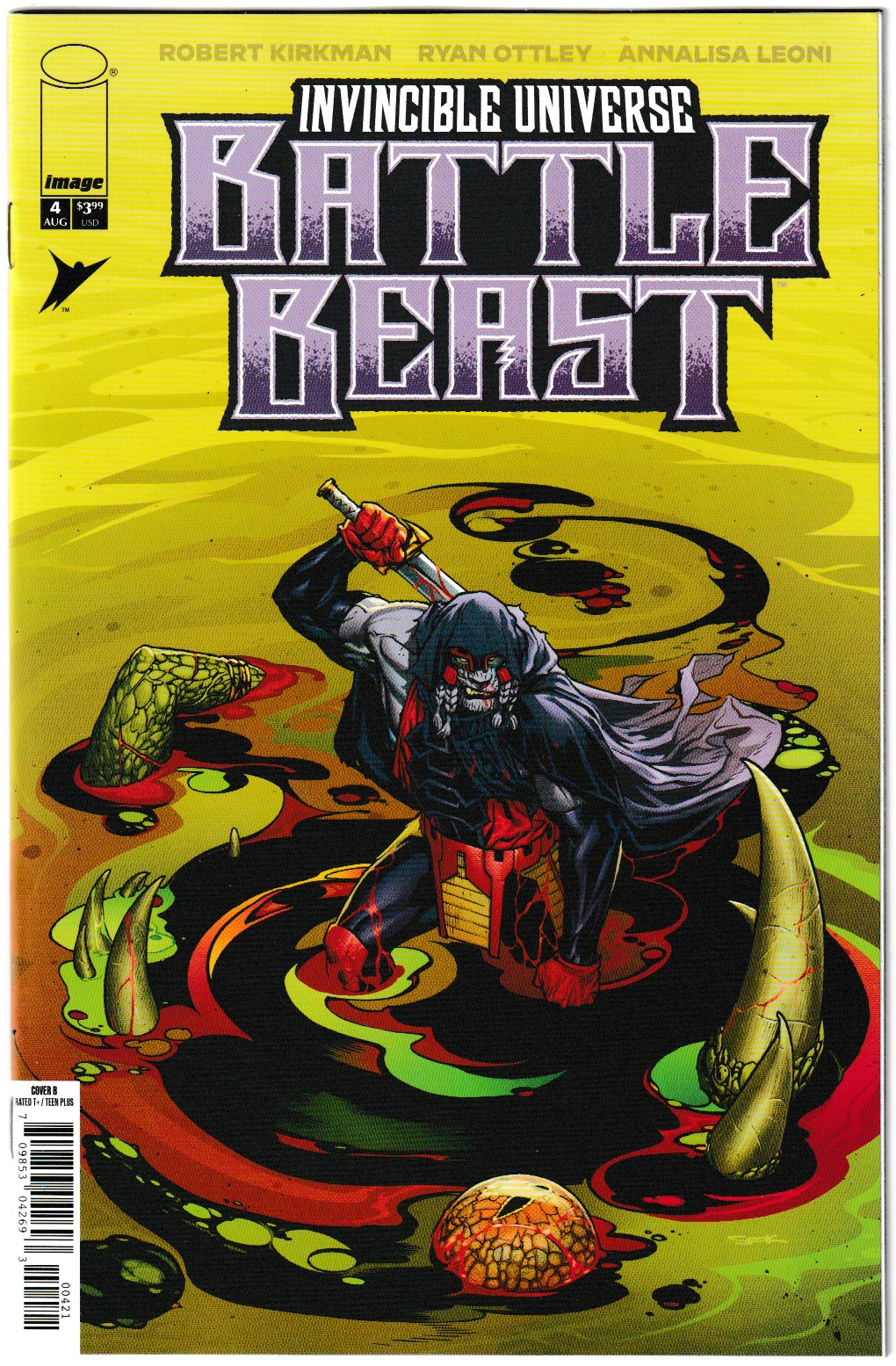 Invincible Universe: Battle Beast #4 Cover B Ryan Sook Variant – Image Comics 2025 (NM/NM+)