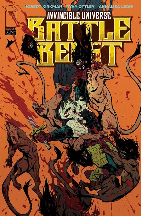 INVINCIBLE UNIVERSE BATTLE BEAST #7 CVR F INC 1:75 TODD MCFARLANE VAR (1st Print) [7 Book Bundle]