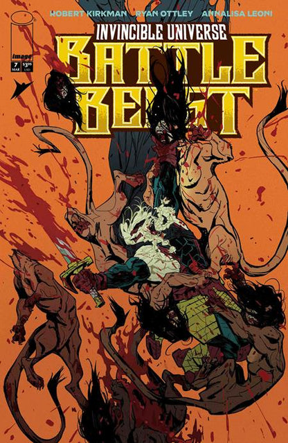 INVINCIBLE UNIVERSE BATTLE BEAST #7 CVR F INC 1:75 TODD MCFARLANE VAR (1st Print) [7 Book Bundle]