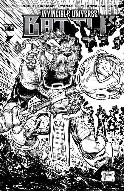 INVINCIBLE UNIVERSE BATTLE BEAST #7 CVR F INC 1:75 TODD MCFARLANE VAR (1st Print) [7 Book Bundle]