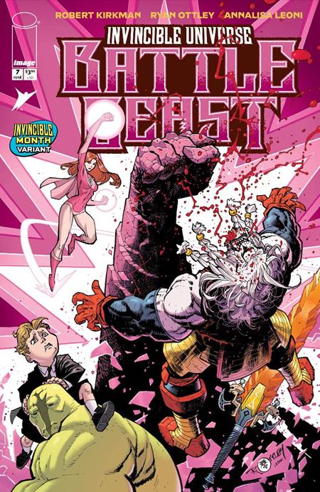 INVINCIBLE UNIVERSE BATTLE BEAST #7 CVR F INC 1:75 TODD MCFARLANE VAR (1st Print) [7 Book Bundle]