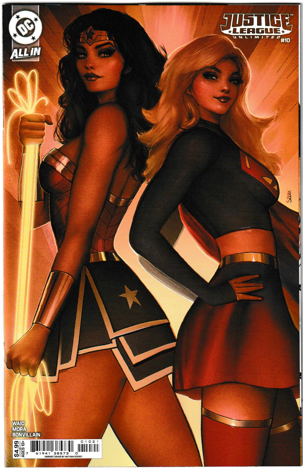 Justice League Unlimited #10 Cover B (Nathan Szerdy) (NM/NM+)