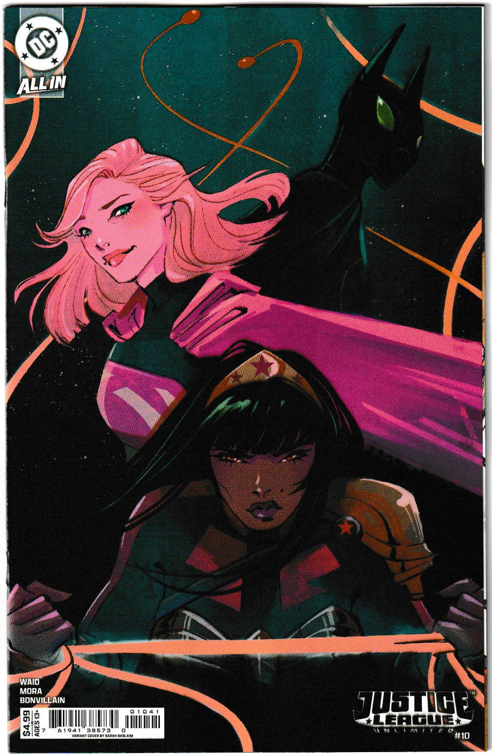Justice League Unlimited #10 Cover D (Sarah Baslaim) (NM/NM+)
