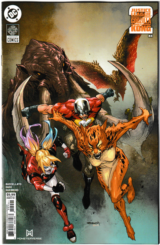 Justice League vs. Godzilla vs. Kong Vol. 2 #4 B (2025) – Stephen Segovia Cover Variant (NM/NM+)
