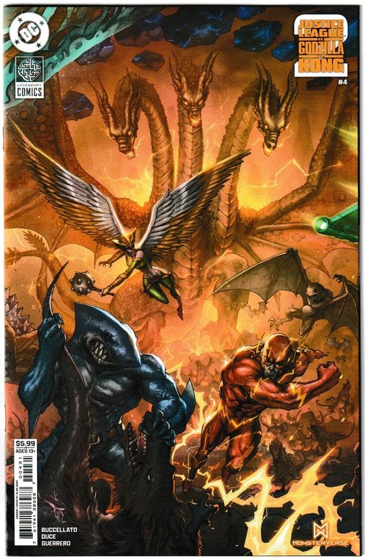 Justice League vs. Godzilla vs. Kong Vol. 2 #4 C (2025) – Alan Quah Cover Variant (NM/NM+)