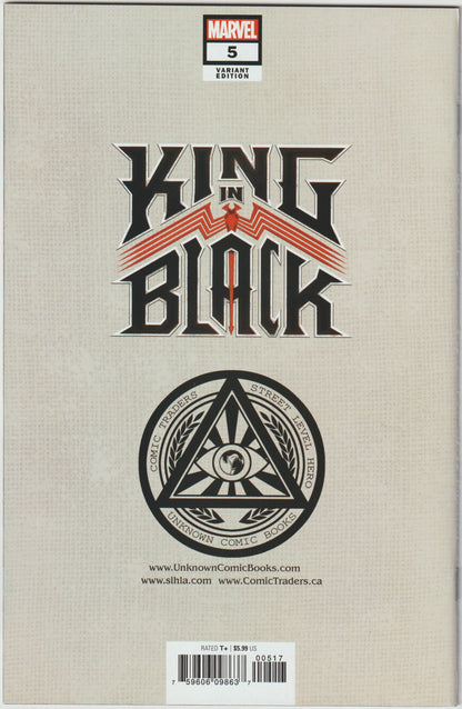 King In Black #5 Tyler Kirkham Exclusive Variant [SIGNED BY TYLER KIRKHAM]
