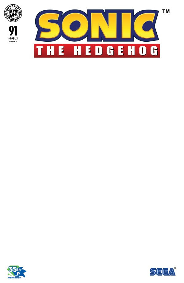Sonic the Hedgehog #91 & Variants (1st Print) IDW Publishing 2026