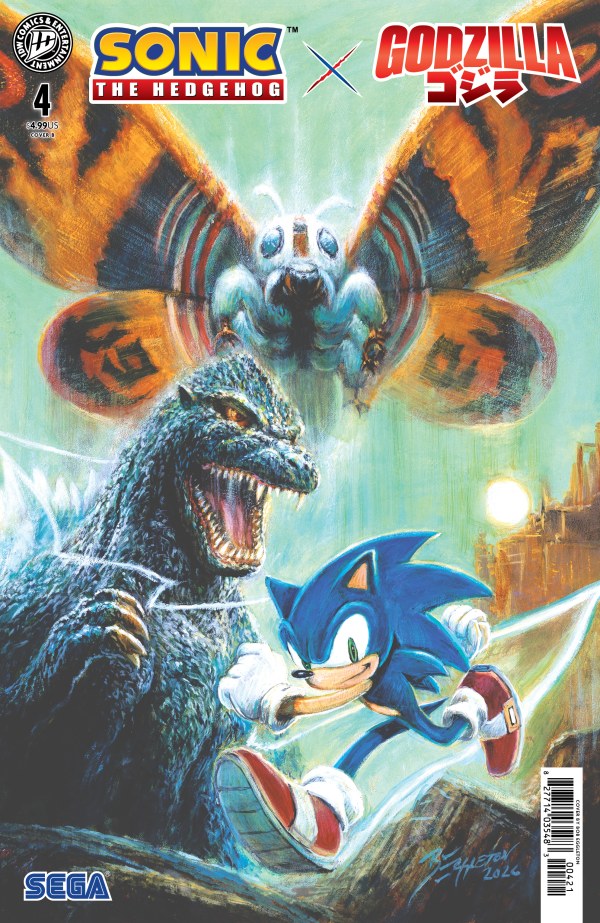 Sonic the Hedgehog x Godzilla #4 (1st Print) IDW Publishing 2026