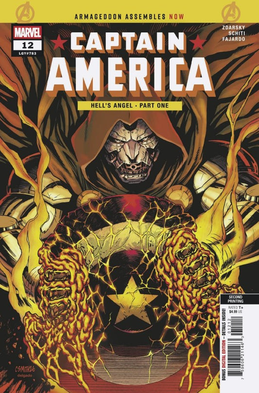 Captain America #12 (2nd Print) Marvel Comics 2026