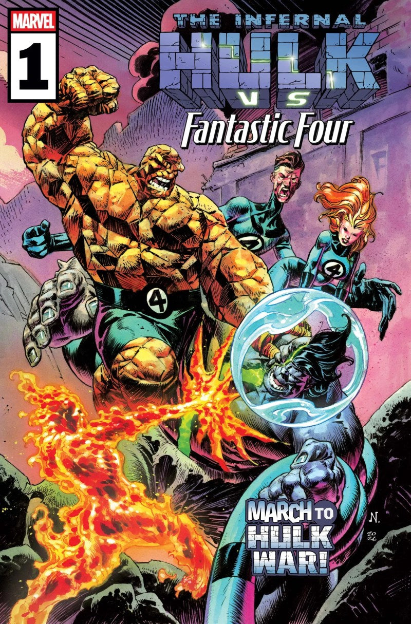 Infernal Hulk vs Fantastic Four #1 (One Shot) & Variants (1st Print) Marvel Comics 2026