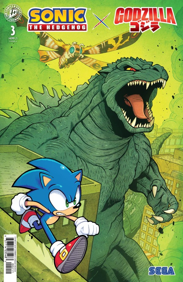 Sonic the Hedgehog x Godzilla #3 (1st Print) IDW Publishing 2026