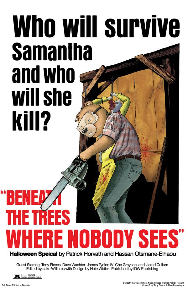 Beneath the Trees Where Nobody Sees: Halloween Special #1 & Variants (1st Print) IDW 2026