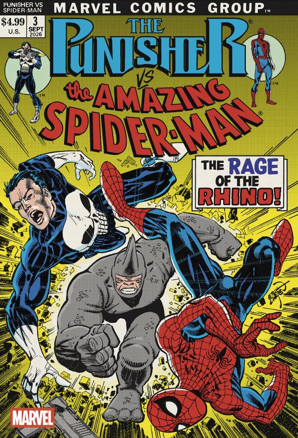 Punisher vs Spider-Man #3 & Variants (1st Print) Marvel Comics 2026