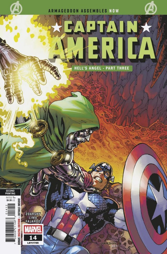 Captain America #14 (2nd Print) Marvel Comics 2026
