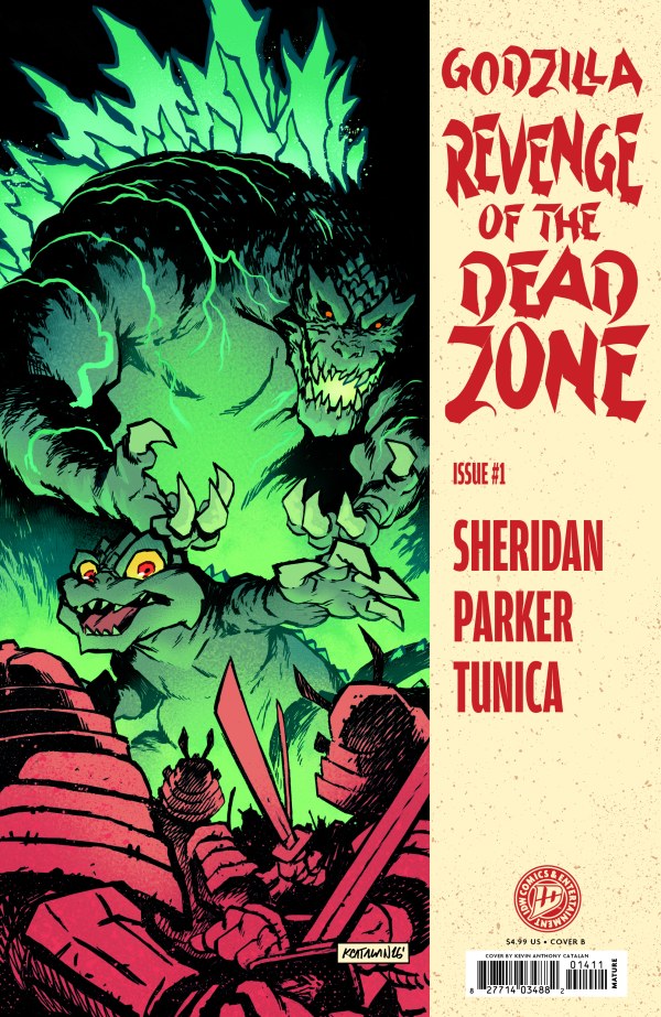 Godzilla: Revenge of the Deadzone #1 & Variants (1st Print) IDW Publishing 2026