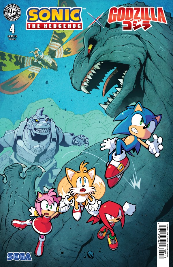 Sonic the Hedgehog x Godzilla #4 (1st Print) IDW Publishing 2026