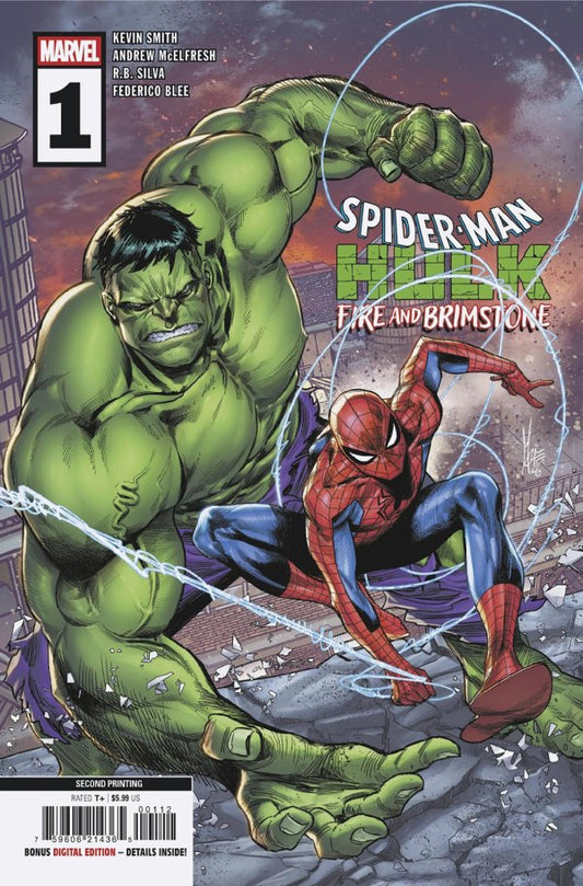 Spider-Man & Hulk Fire and Brimstone #1 (2nd Print) Marvel Comics 2026