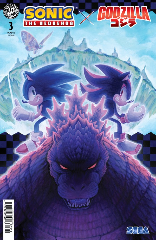 Sonic the Hedgehog x Godzilla #3 (1st Print) IDW Publishing 2026