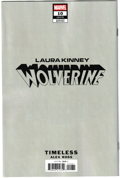Laura Kinney: Wolverine #10 Alex Ross Timeless Virgin Variant (Marvel Comics, 2025) (NM/NM+)
