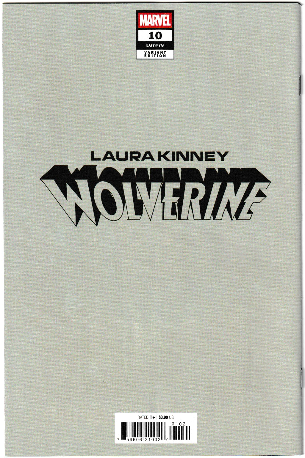 Laura Kinney: Wolverine #10 Foreshadow Logo Variant (Marvel Comics, 2025) (NM/NM+)
