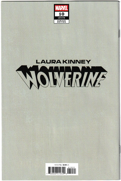 Laura Kinney: Wolverine #10 Foreshadow Logo Variant (Marvel Comics, 2025) (NM/NM+)