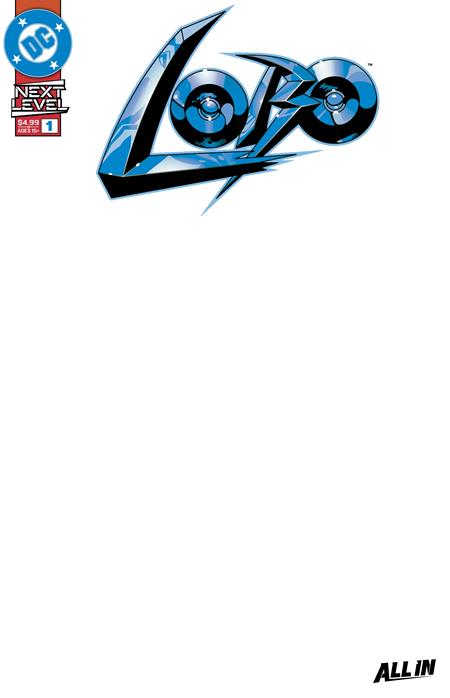 LOBO #1 CVR F BLANK CARD STOCK VAR (1st Print)