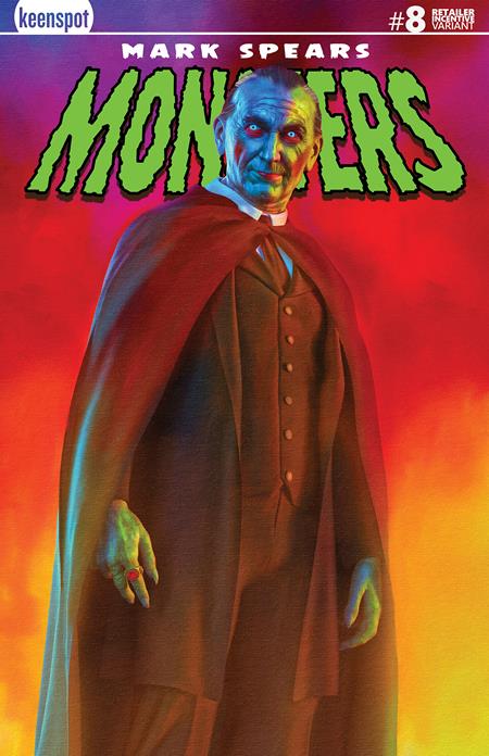 Mark Spears Monsters #8 Cover B 1:250 Holofoil Variant (Keenspot, 2025) [Pre-Order. Ships 11/23]