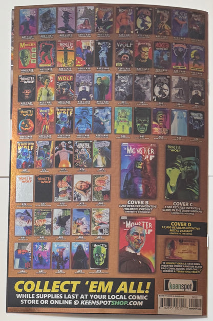Mark Spears Monsters: The Monster & The Wolf #1 Cover A41 Foil Variant - Print Run of 833